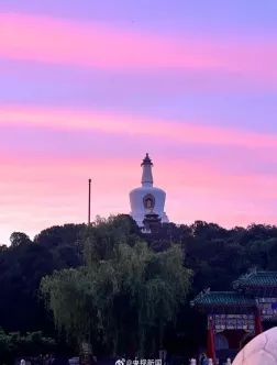 5月最后一天 北京现浪漫晚霞
